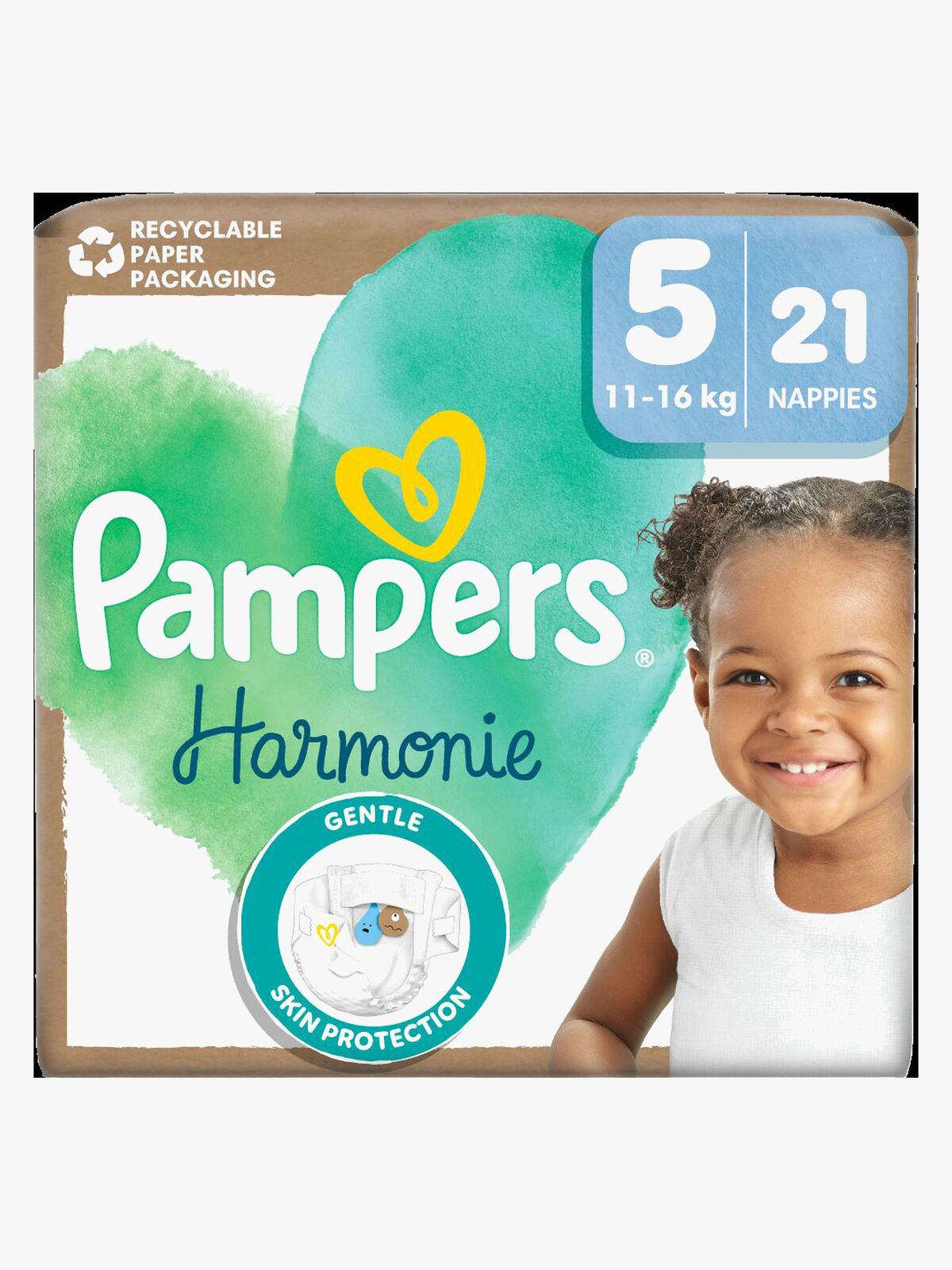 Pampers Harmonie Bleer Str. 5 11-16kg 21-pak