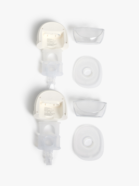 Beemoo CARE Wearable Slim Elektrisk Brystpumpe Dobbelt, White