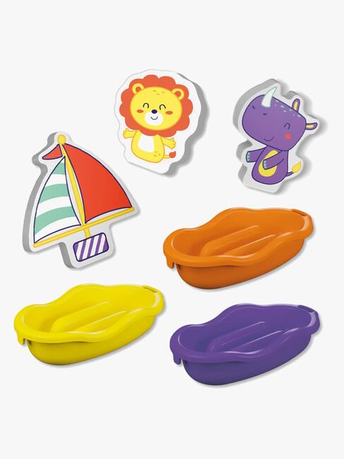 SES Creative Badelegetøjssæt Både med Skumdyr