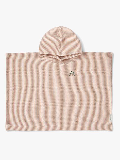 LIEWOOD Paco Badeponcho Stripe, Tuscany Rose/ Creme de la Creme