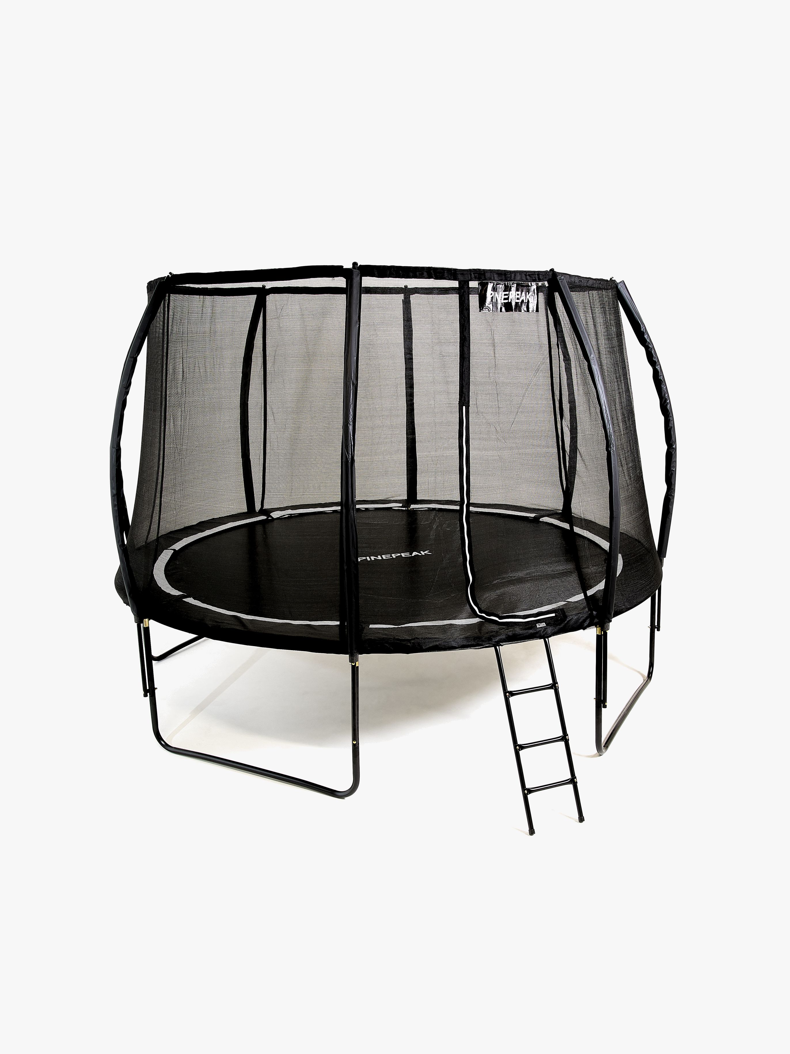 Pinepeak Lantern Trampolin inkl. Sikkerhedsnet 366 cm, Sort