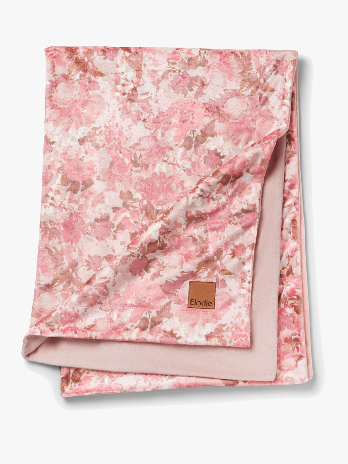 Elodie Pearl Velvet Tæppe, River Rose