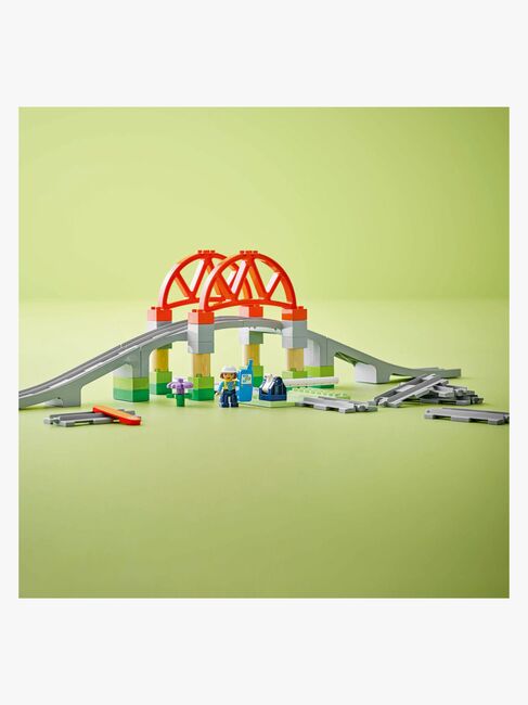 LEGO DUPLO Town 10426 Togbro og spor – udvidelsessæt