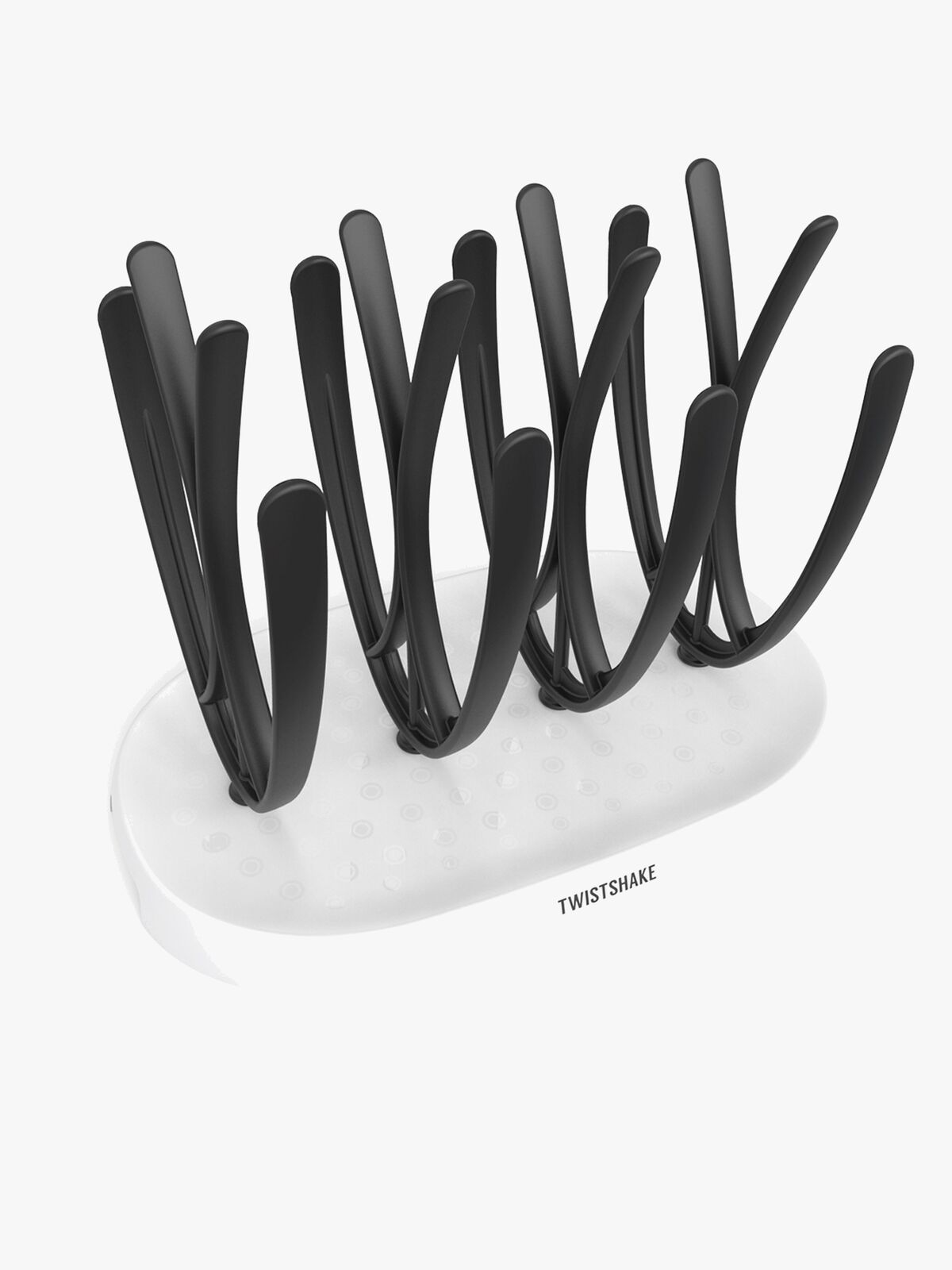 Twistshake Opvaskestativ, Hvid/Sort
