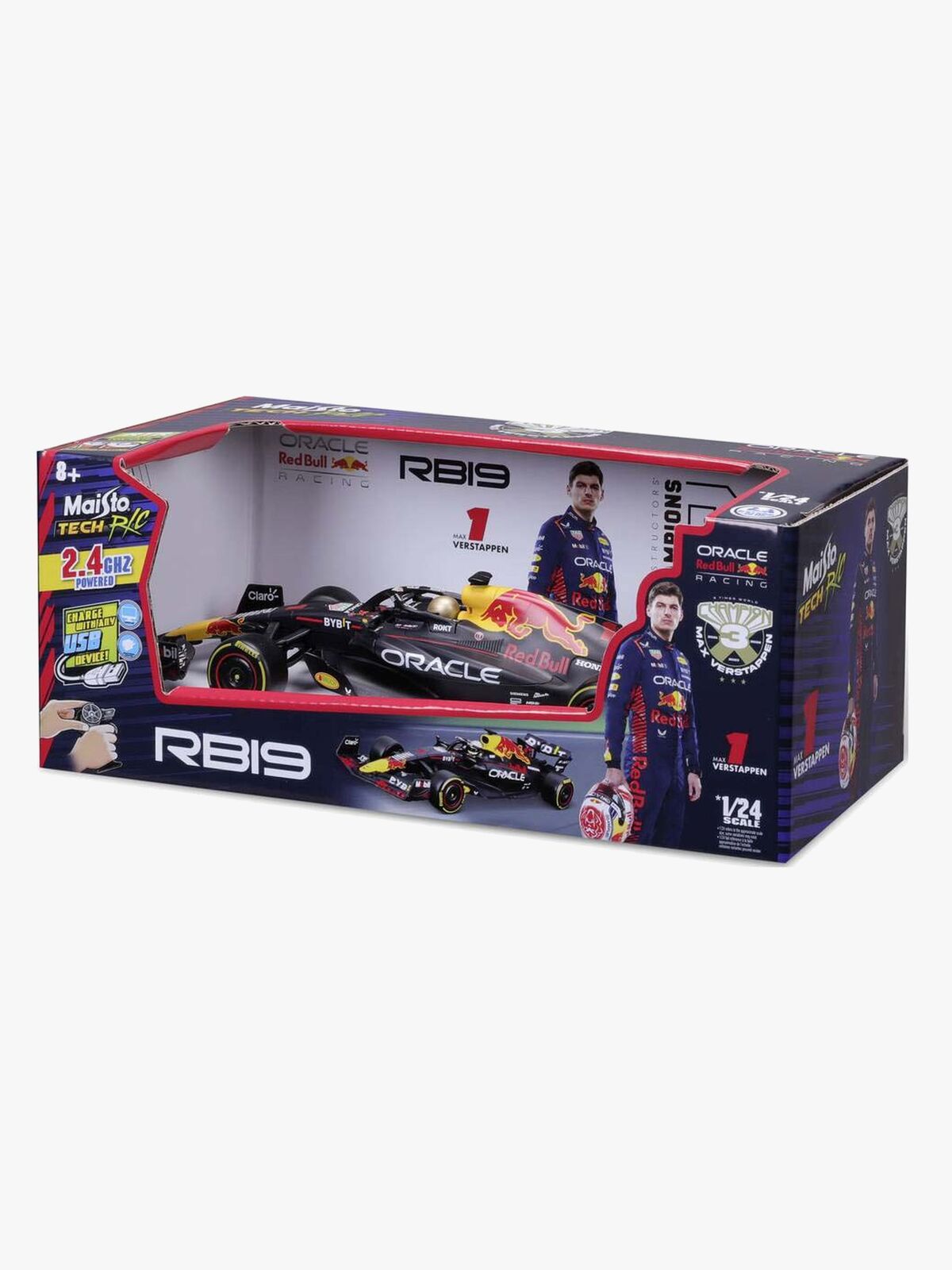 Maisto Red Bull RB19 F1 Fjernstyret Racerbil 2023 Max Verstappen 1:24