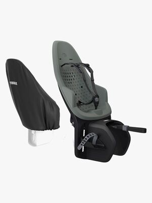 Thule Yepp 2 Maxi Rack Mount Cykelstol inkl. Regnslag, Agave