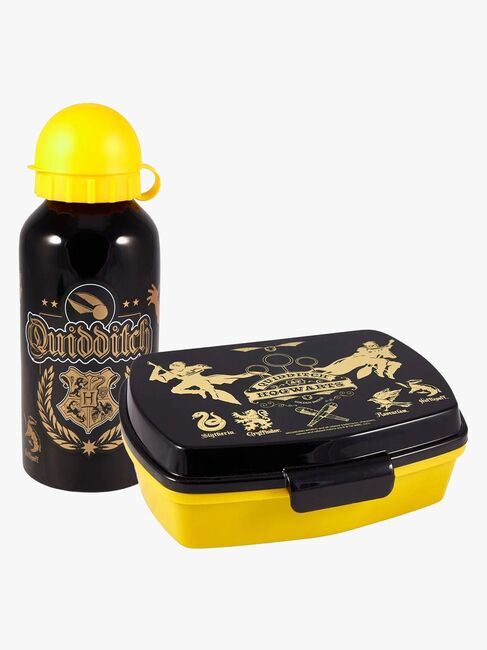 Harry Potter Quidditch Madkasse og Drikkedunk, Sort