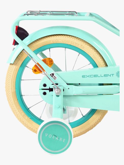 Volare Excellent Cykel med Kurv 14 Tommer, Grøn