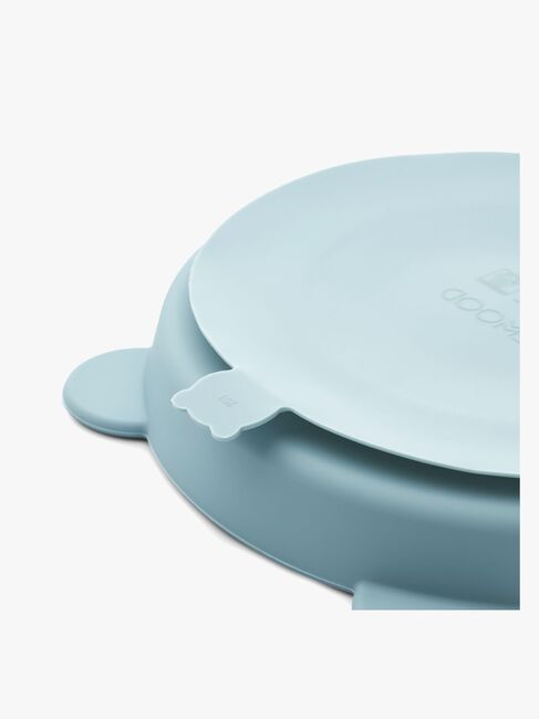 LIEWOOD Stacy Opdelt Tallerken 2-pak, Sea Blue/Whale Blue