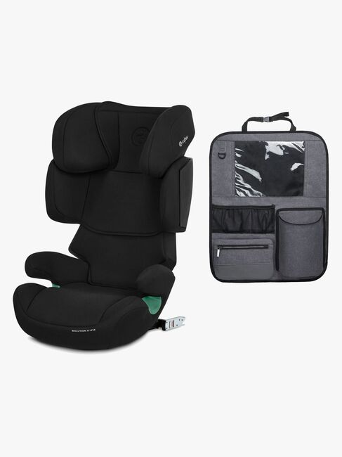 Cybex Solution X i-Fix Autostol inkl. Beemoo Deluxe Sædebeskytter, Pure Black