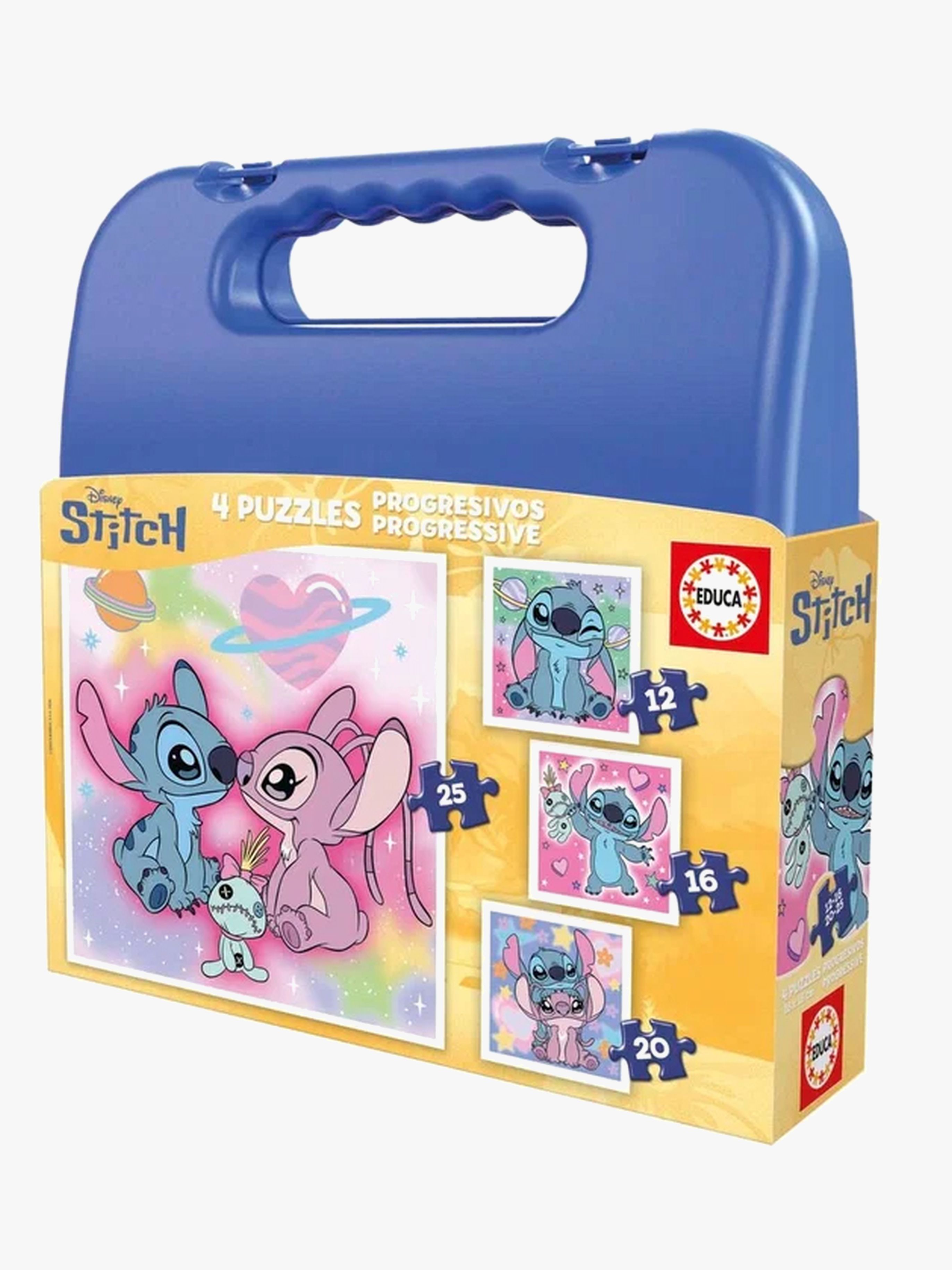 Educa Disney Stitch My First Puslespil 4-i-1