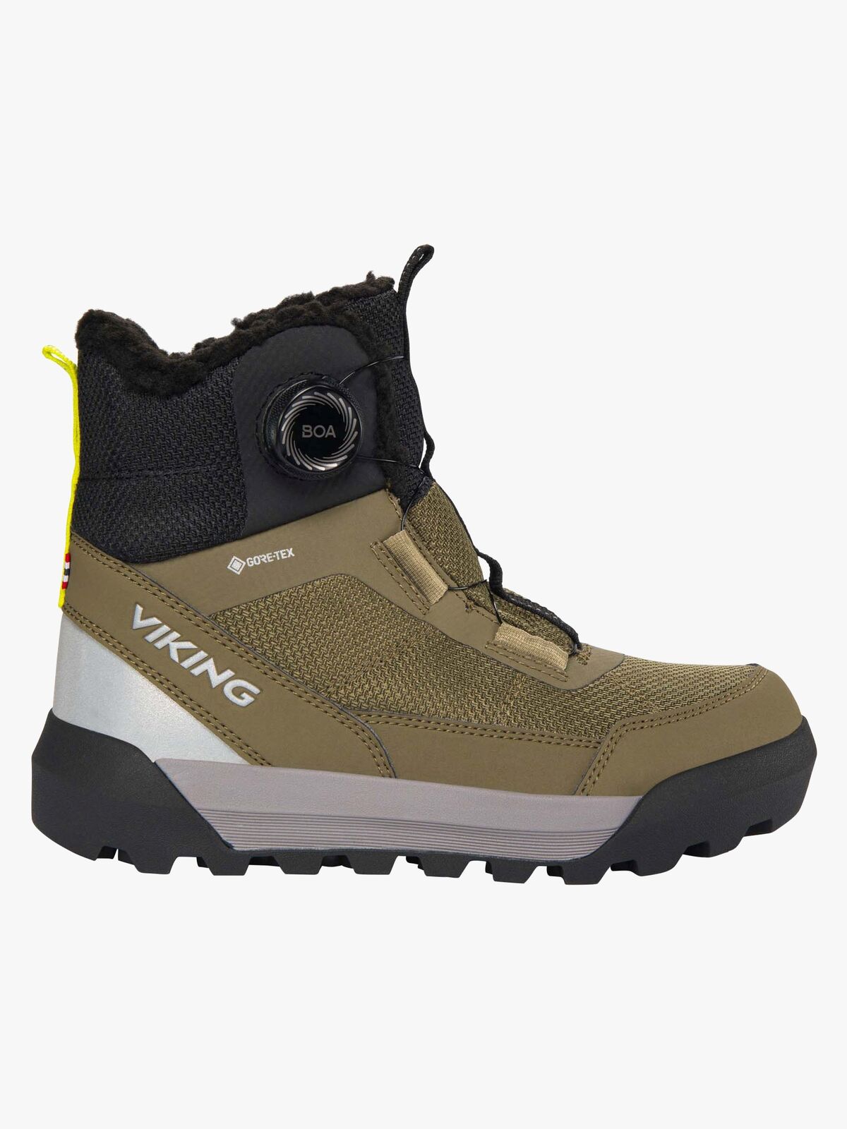 Viking Expower BOA GTX Vinterstøvler, Khaki
