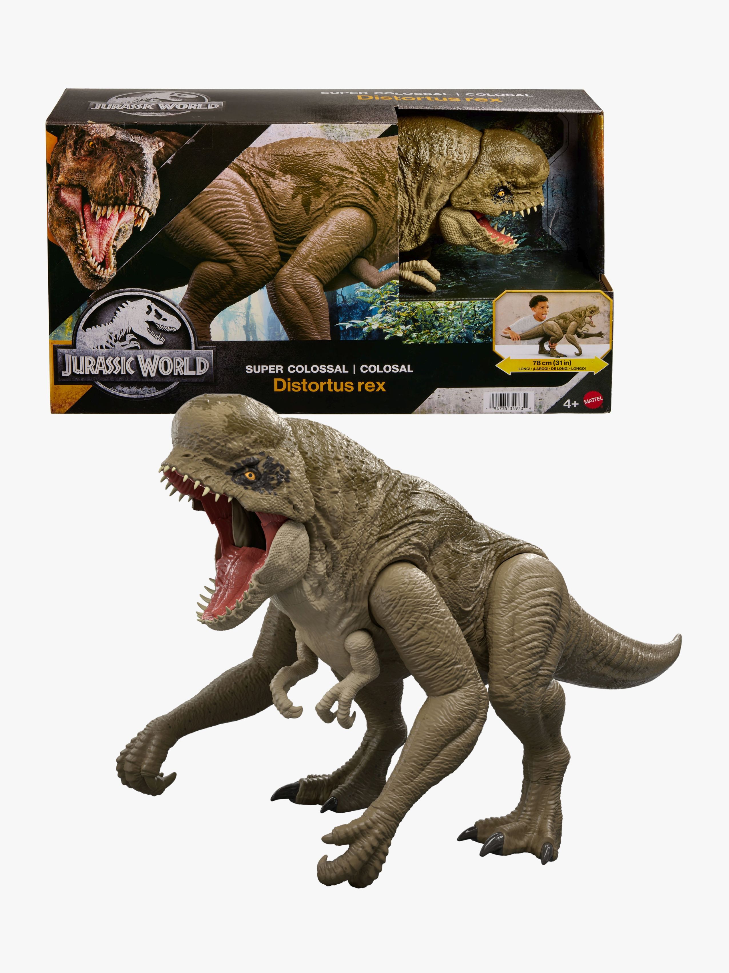Jurassic World Figur Super Colossal Distortus Rex