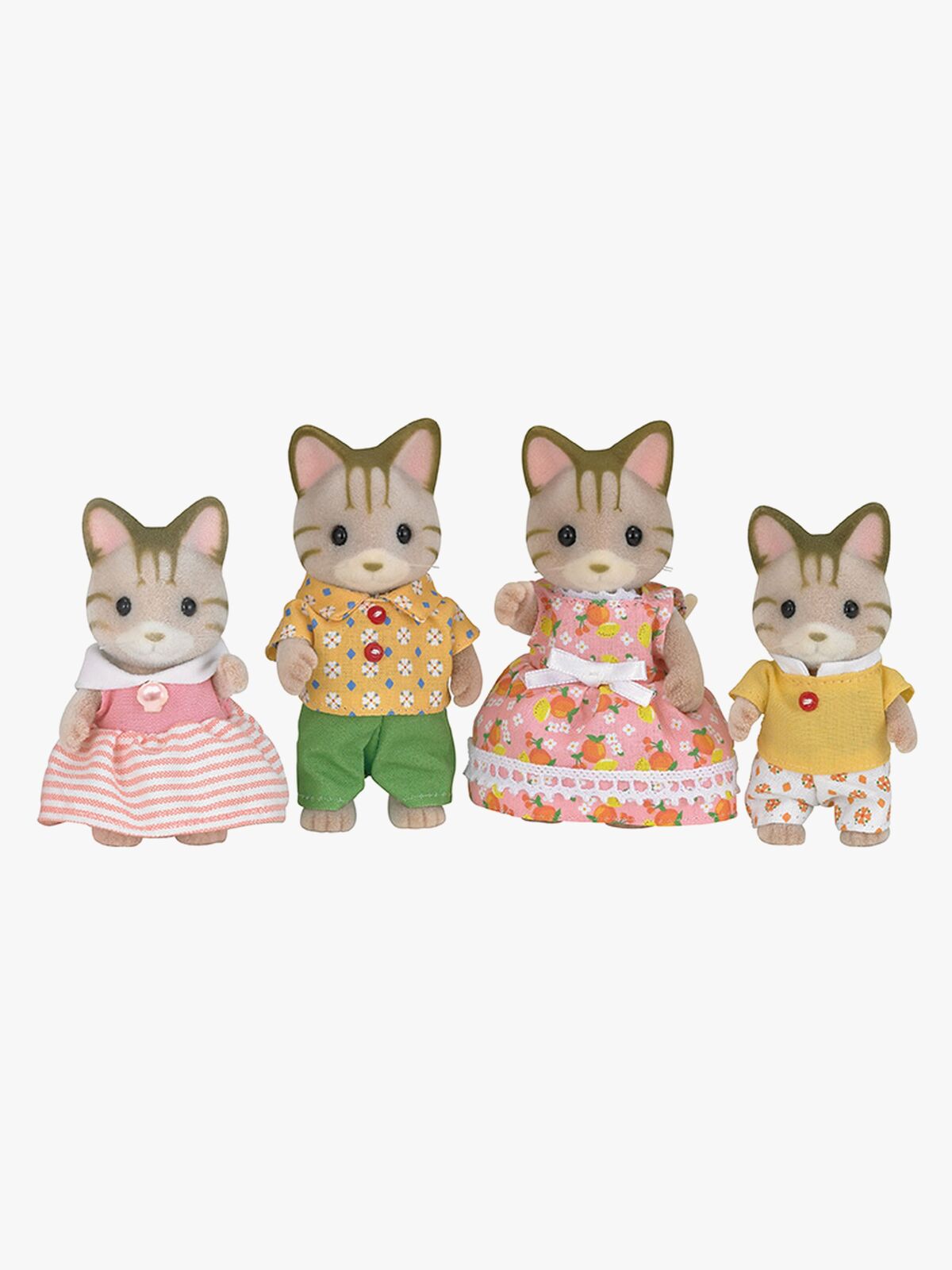 Sylvanian Families Figursæt Den Stribede Kattefamilie
