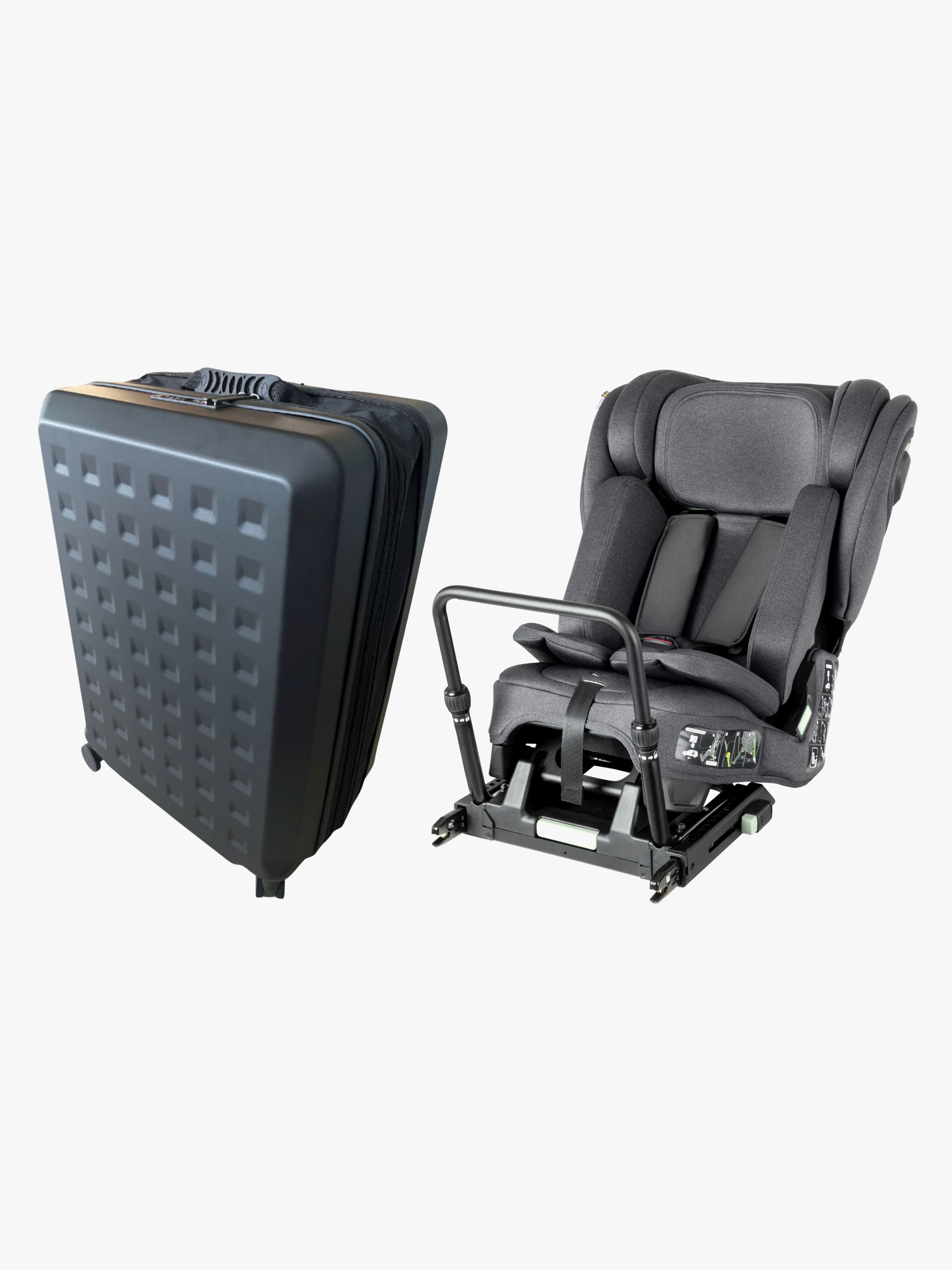 TinySeats Two inkl. Transporttaske, Midnight Grey