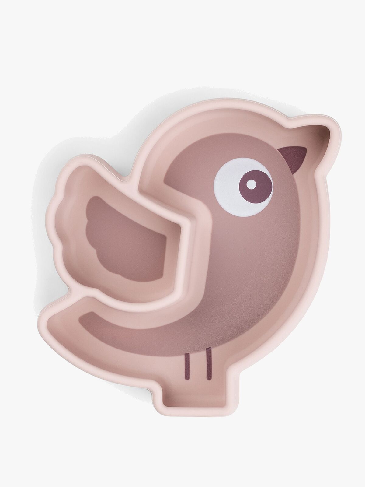 Done By Deer Stick & Stay Silikonetallerken Birdee, Powder