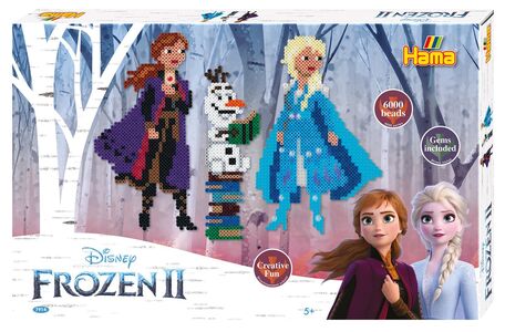 Hama Midi Perler Stor Gaveæske Disney Frozen II 6.000 Stk.