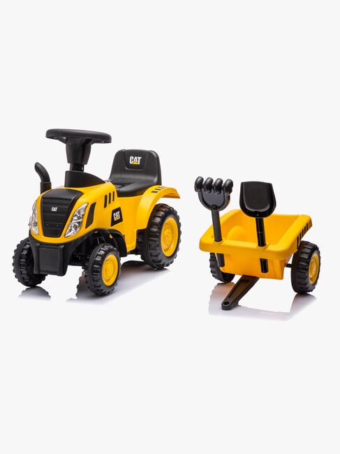 Caterpillar Gåbil med Trailer, Gul