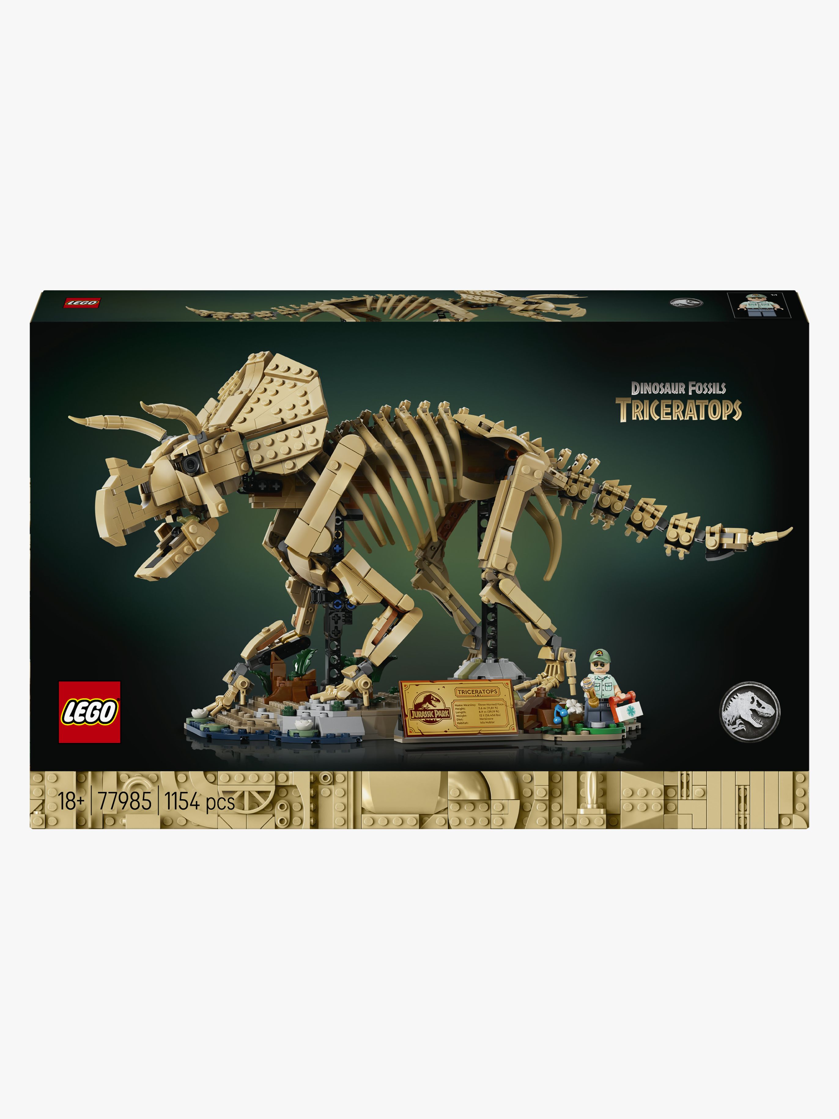 LEGO Jurassic World 77985 Dinosaurfossiler: Triceratops