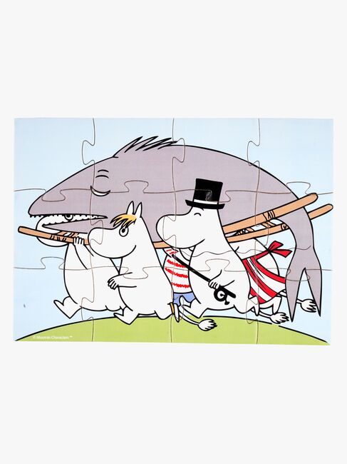 Mumitroldene 4 Træpuslespil 4x12 Brikker