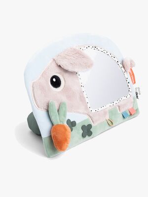 Done By Deer Aktivitetslegetøj med Spejl, Pigee Colour Mix