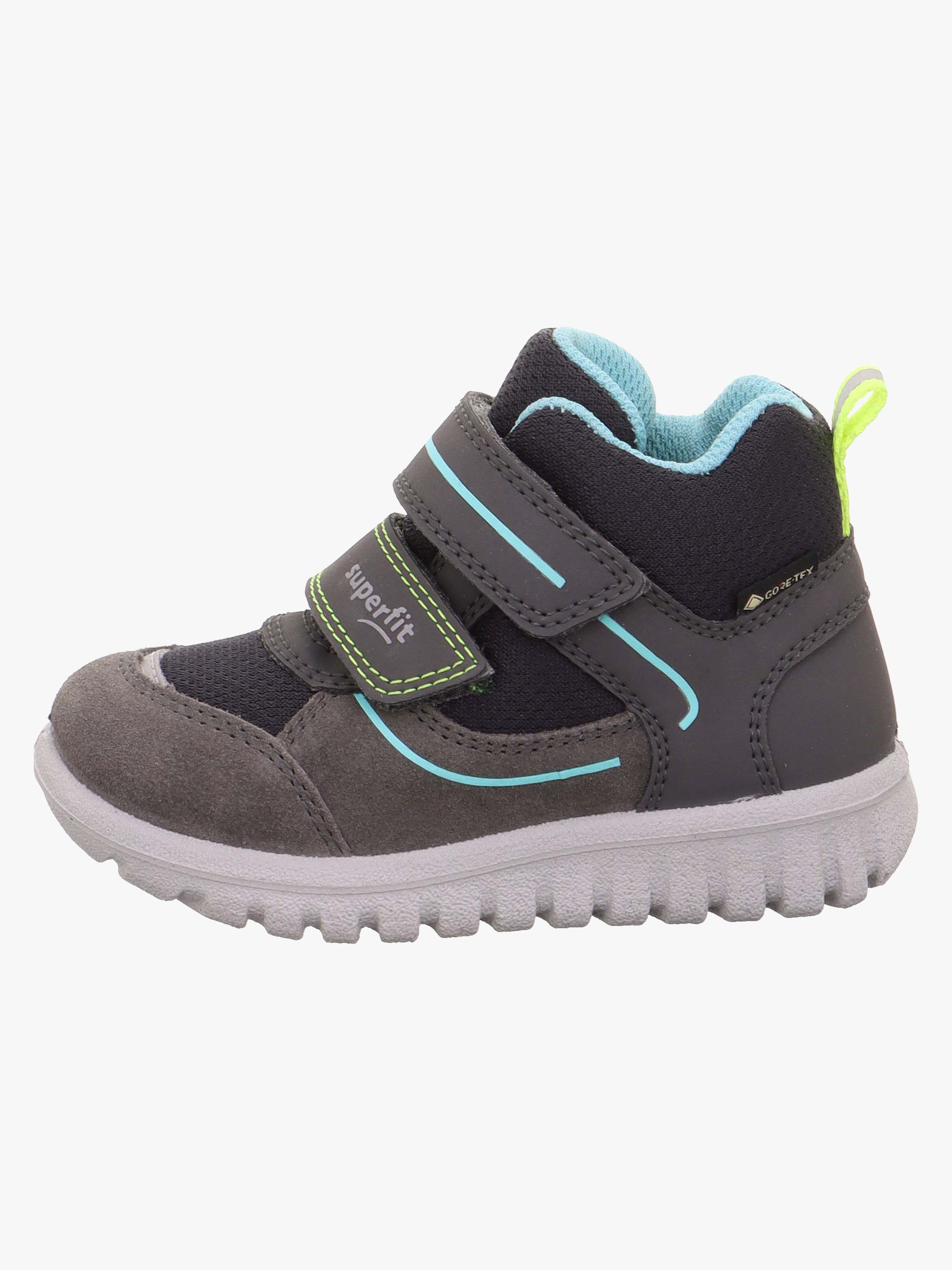 Superfit Sport7 Mini GTX Vandtætte Mid Sneakers, Grå/Gul, 29