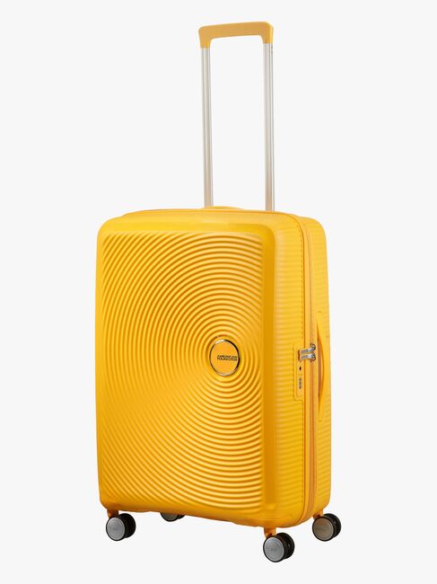 American Tourister Soundbox Spinner Rejsekuffert 71.5L, Golden Yellow