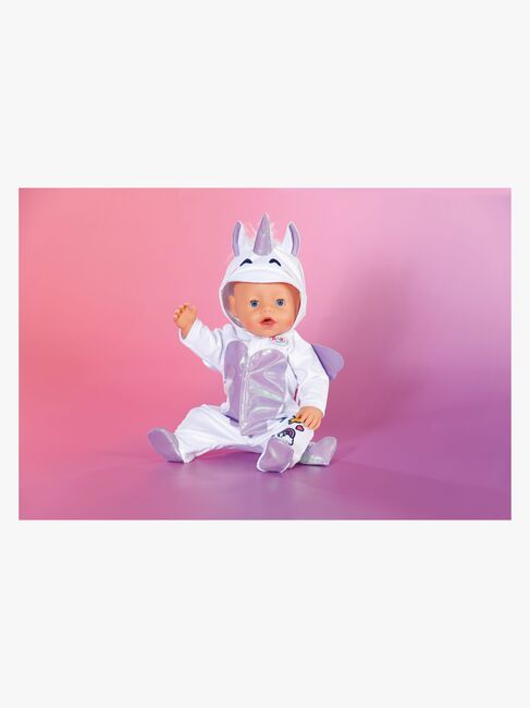 BABY born Dukketøj Heldragt Enhjørning 43 cm
