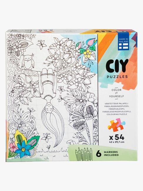 Peliko CIY Puslespil med Tuschpenne 54 Brikker Blandet Udvalg