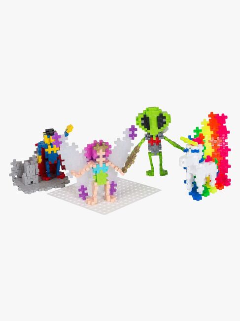 Plus-Plus Byggesæt med Bundplade & Tube Figurer 4x100 Dele