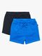 Luca & Lola Ricolo Shorts 2-Pak, Black/Blue