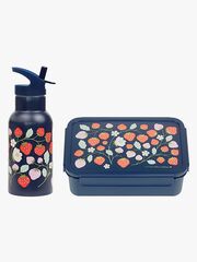 A Little Lovely Company Madkasse & Flaske, Strawberries