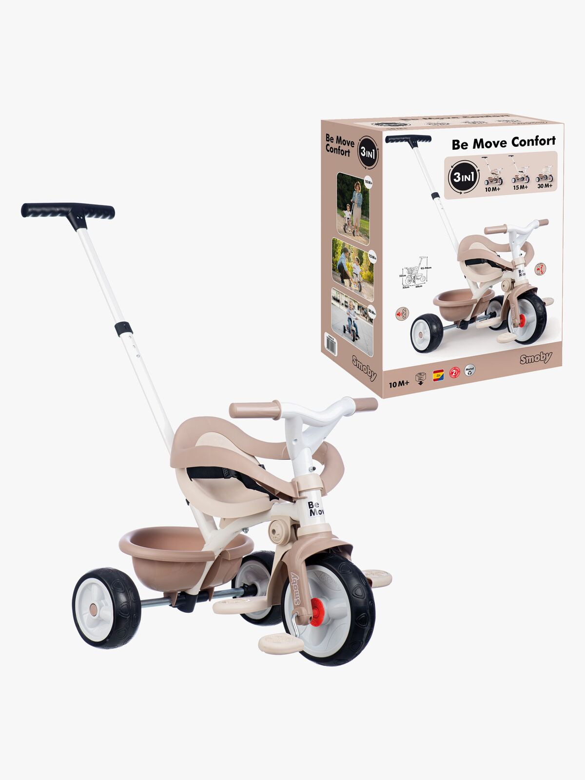Smoby Be Move Trehjulet Cykel Comfort, Beige