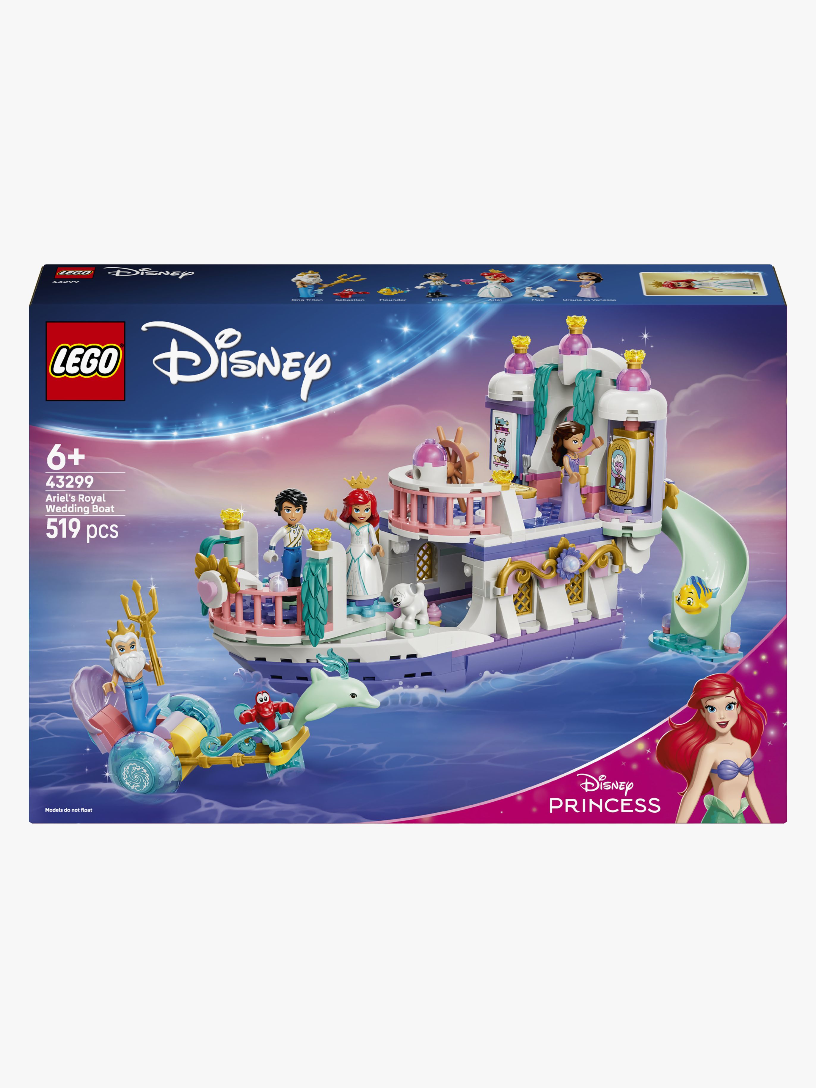 LEGO Disney Princess 43299 Ariels royale bryllupsbåd