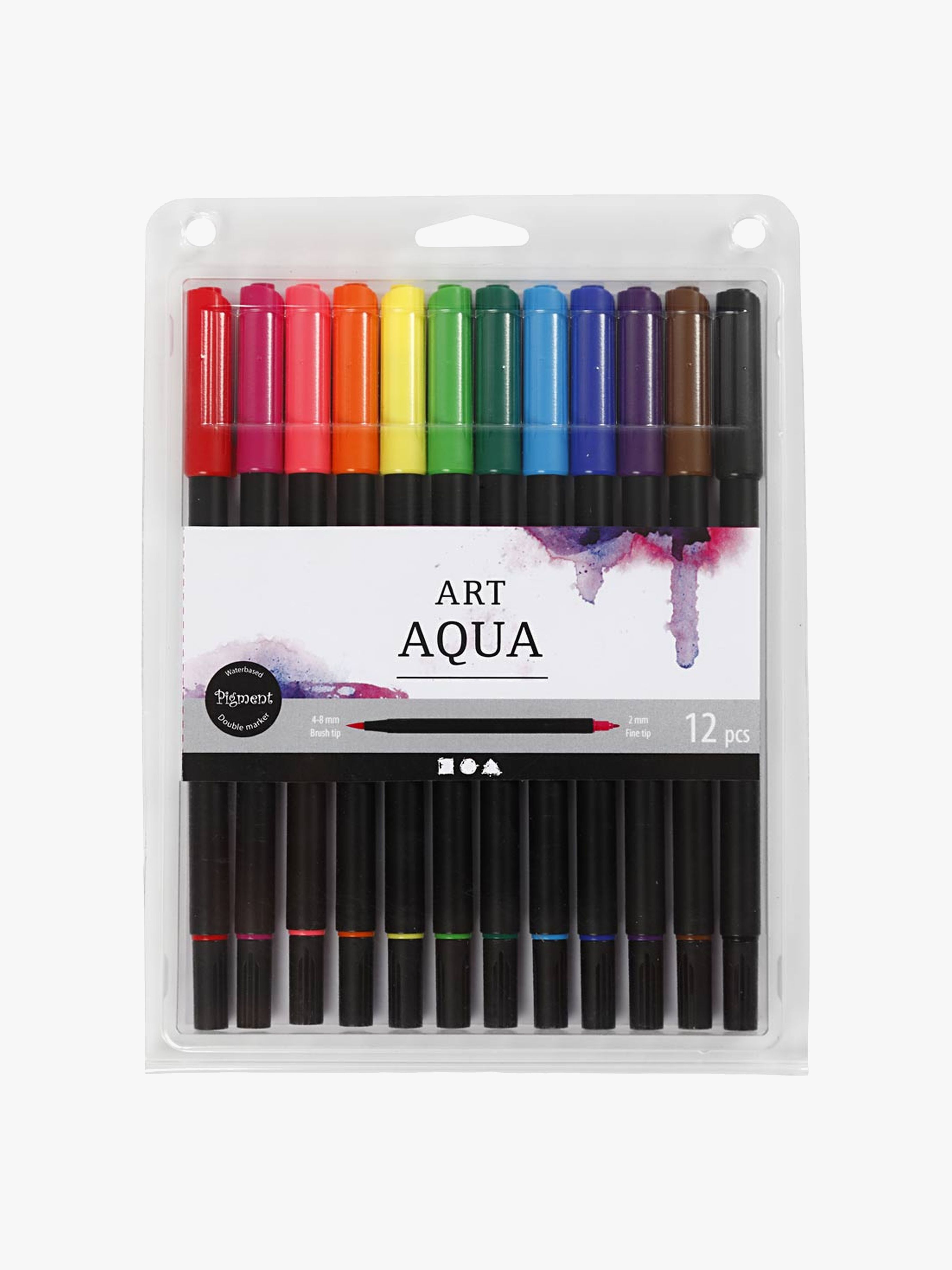 Pigment Art Acrylic Tusser Akvarel 12-pak