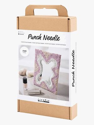 Creativ Company Kreasæt Broderi Spejl med Pastelfarver