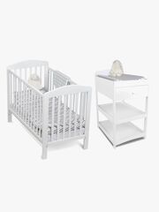 JLY ELLA Dropside Tremmeseng & Dream Lux Puslebord, Hvid