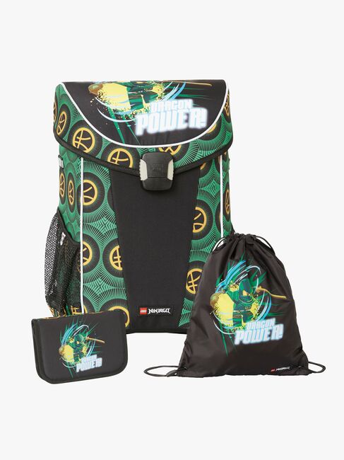 LEGO® NINJAGO® Dragon Power Easy Light E Taskesæt 3 Dele 29L, Blå/Grøn