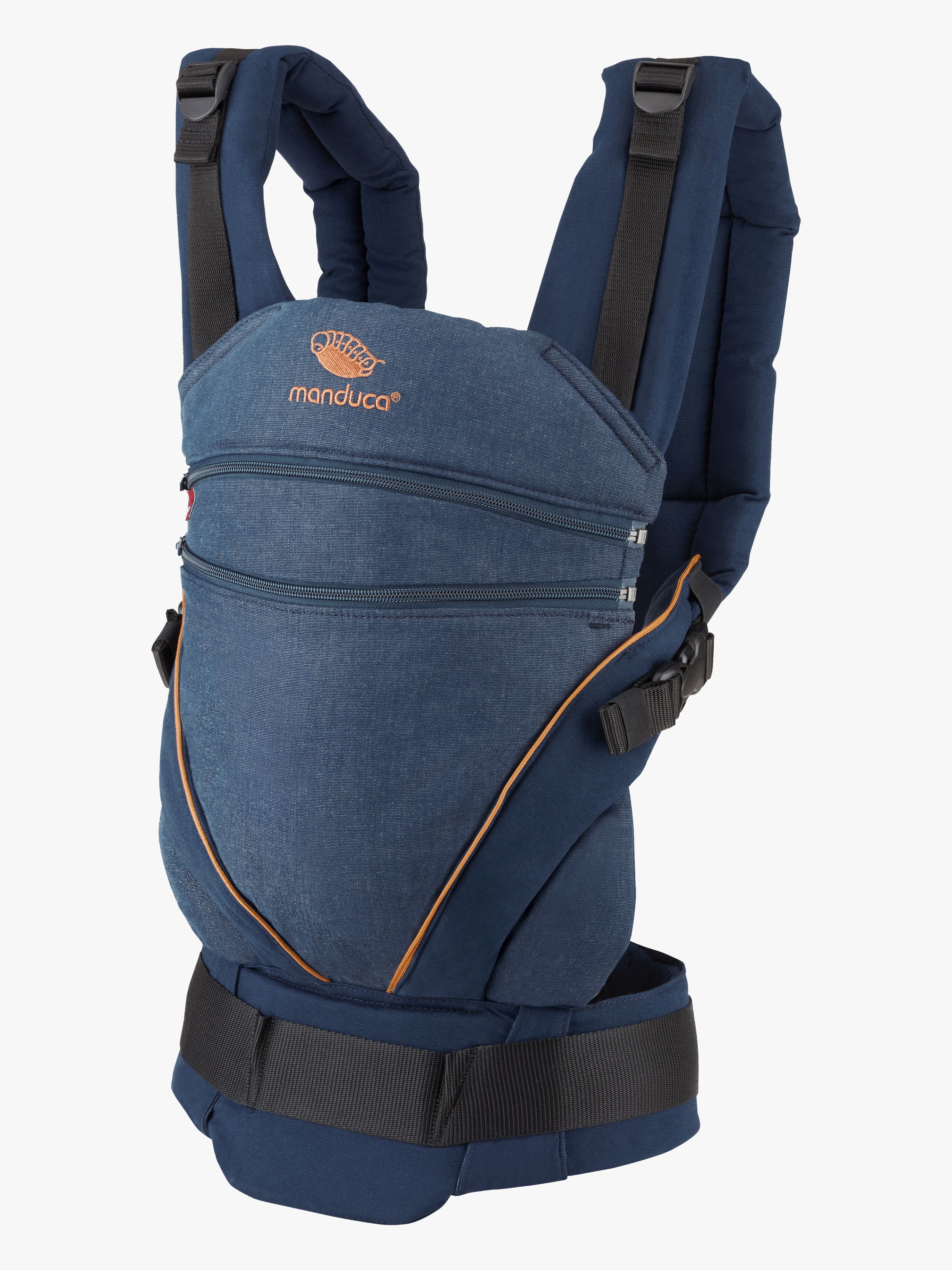 Manduca XT Cotton Bæresele, Denimblue-Toffee