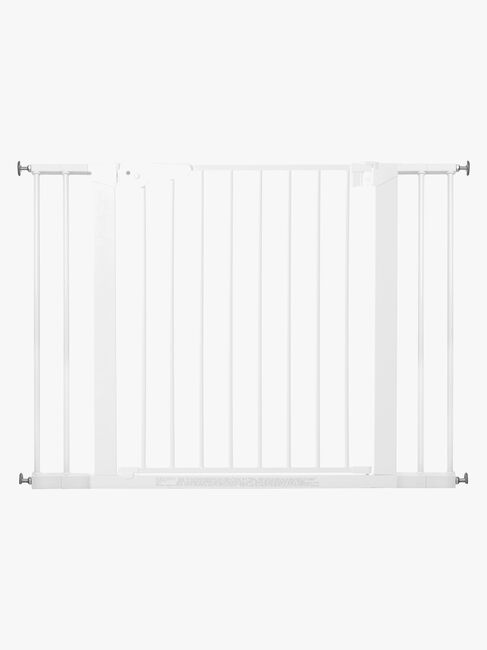 BabyDan Premier Sikkerhedsgitter + 4 Forlængerdele, Hvid