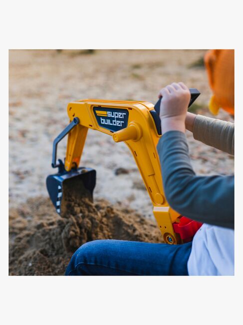 Falk Ride-on-gravemaskine Super Builder, Gul