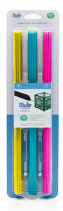 3Doodler Create+ PLA Tie Dye Stænger 75-Pak, Gul/blå/lyserød