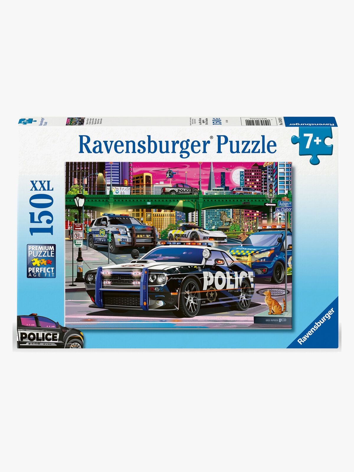 Ravensburger XXL Puslespil Police On Patrol 150 Brikker