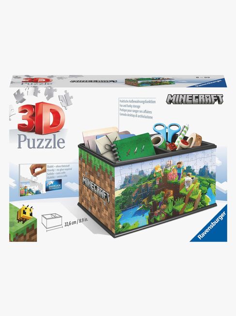 Ravensburger Minecraft 3D-puslespil Skattekiste 108 Brikker