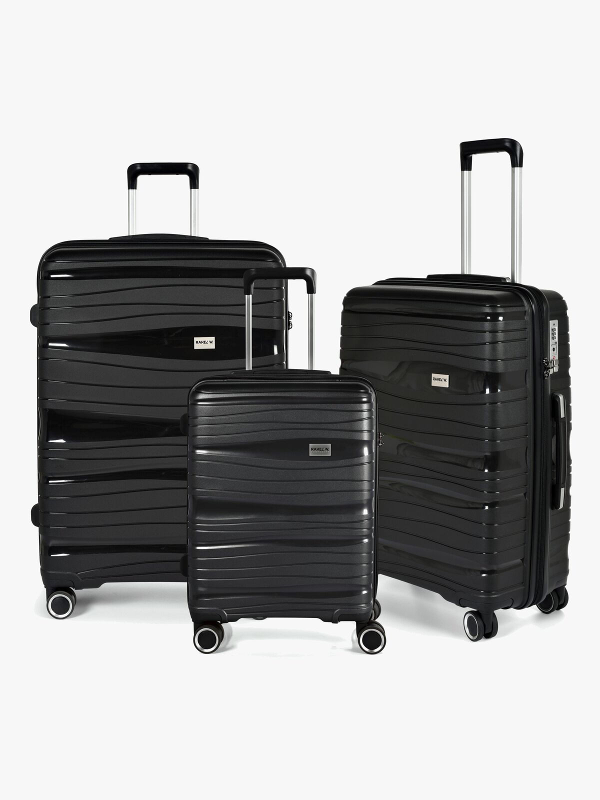 Rakel W Traveling RW Travel Alfrida Collection Kufferter 3-pak, Sort