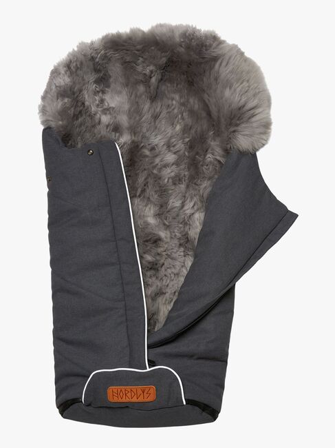 Nordlys Saga Lammeskindskørepose, Grey