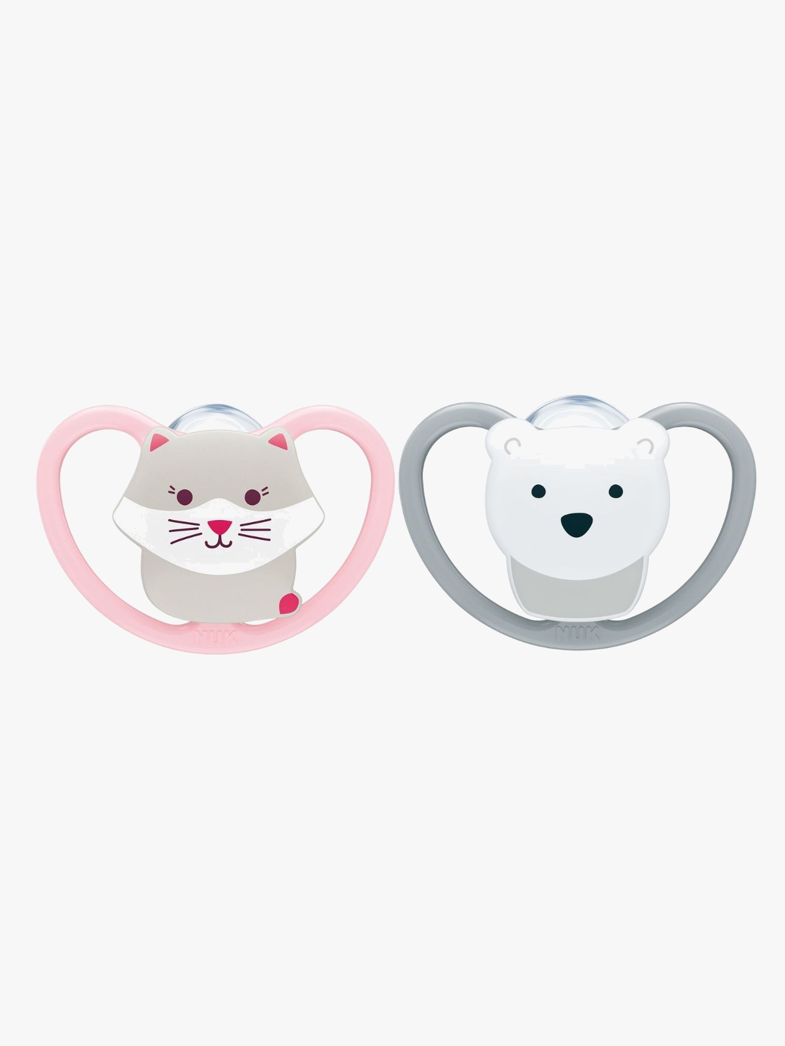 NUK Perfect Match Air Sut 2-pak Str. 2, Cat/Polarbear