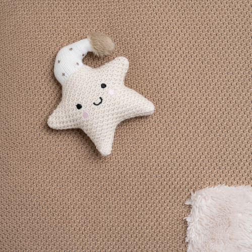 Baby's Only Heaven Legetæppe 75x95, Clay/Warm Linen