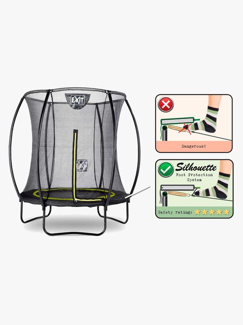 EXIT Silhouette Trampolin 183cm, Black