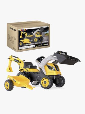 Smoby Maks Builder Traktor med Trailer